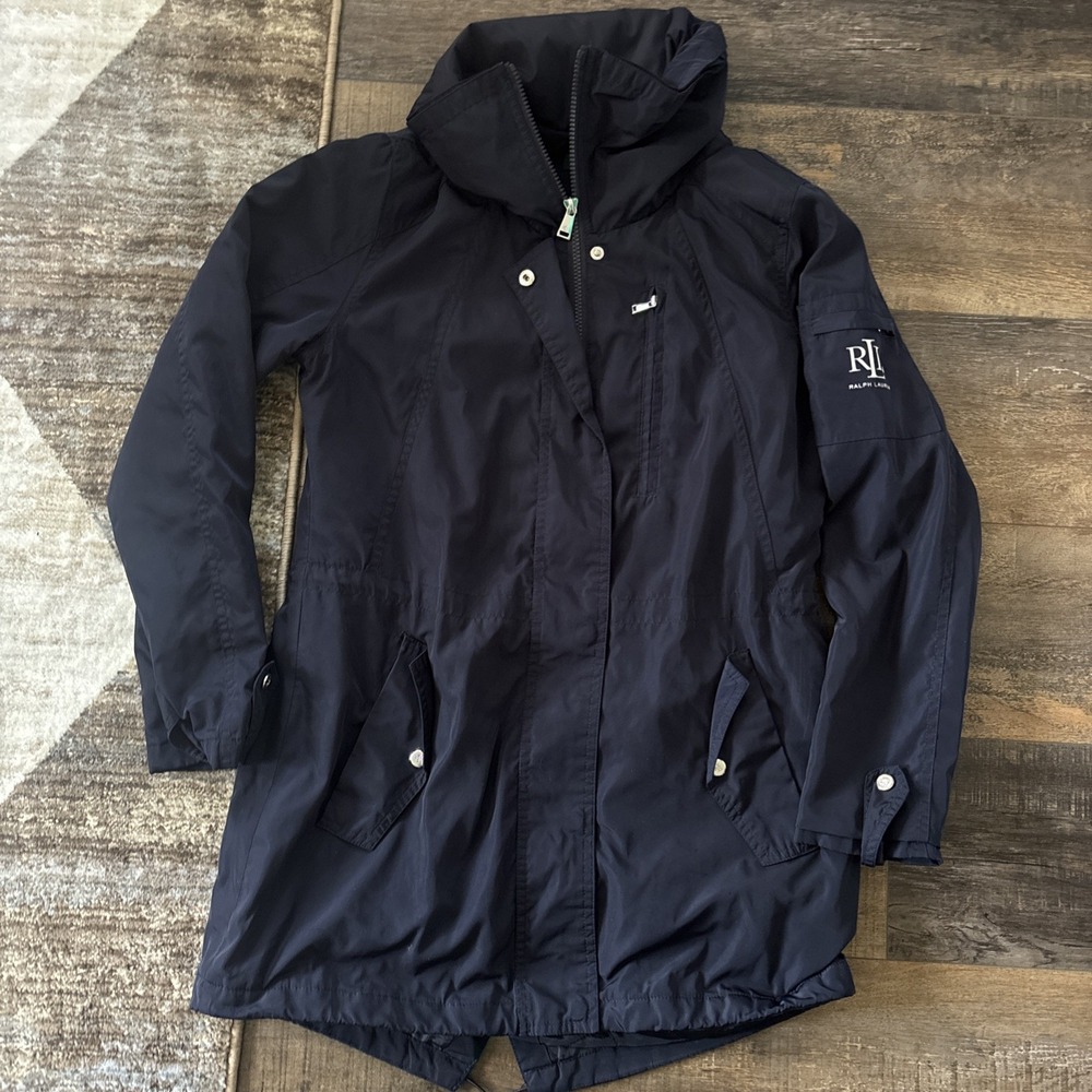 Lauren Ralph Lauren Hooded Rain Jacket Windbreaker